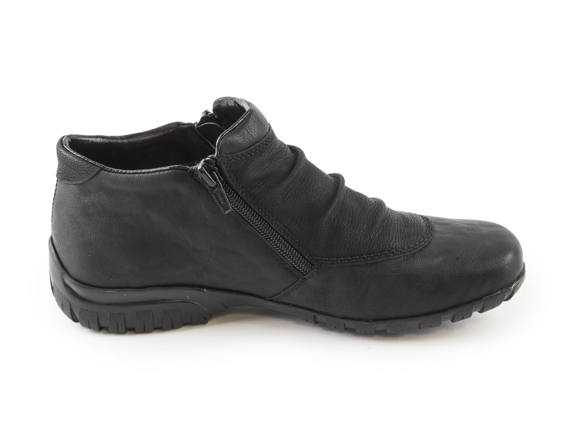detail Dámské černé kotníkové boty RIEKER L4691/01 SCHWARZ H/W 7