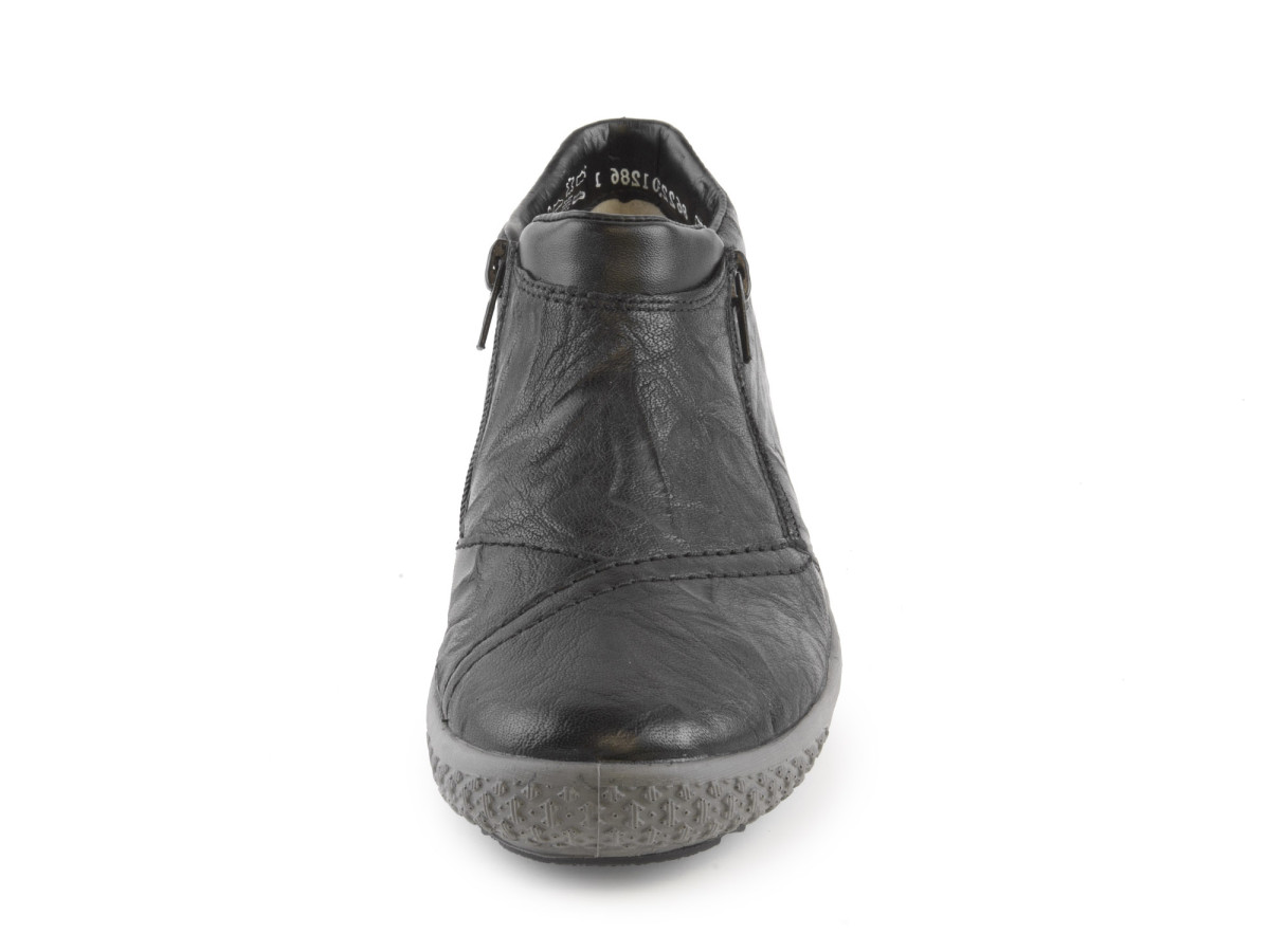 detail Dámské černé kotníkové boty RIEKER M6182/01 SCHWARZ H/W 7