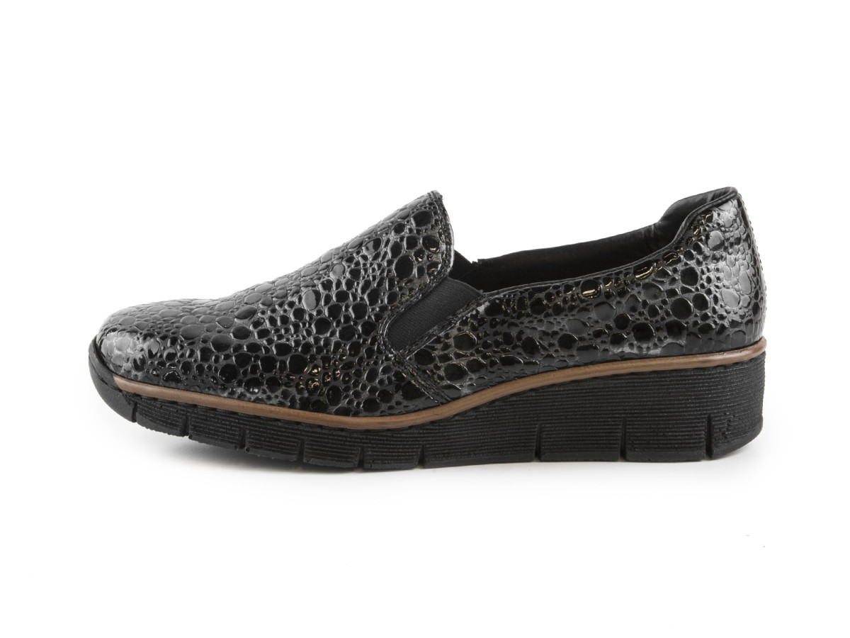 detail Dámské polobotky RIEKER 53766/45 GRAU H/W 7