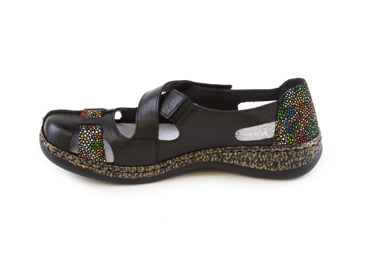 detail Dámské polobotky RIEKER RIE-1013783-S8 černá