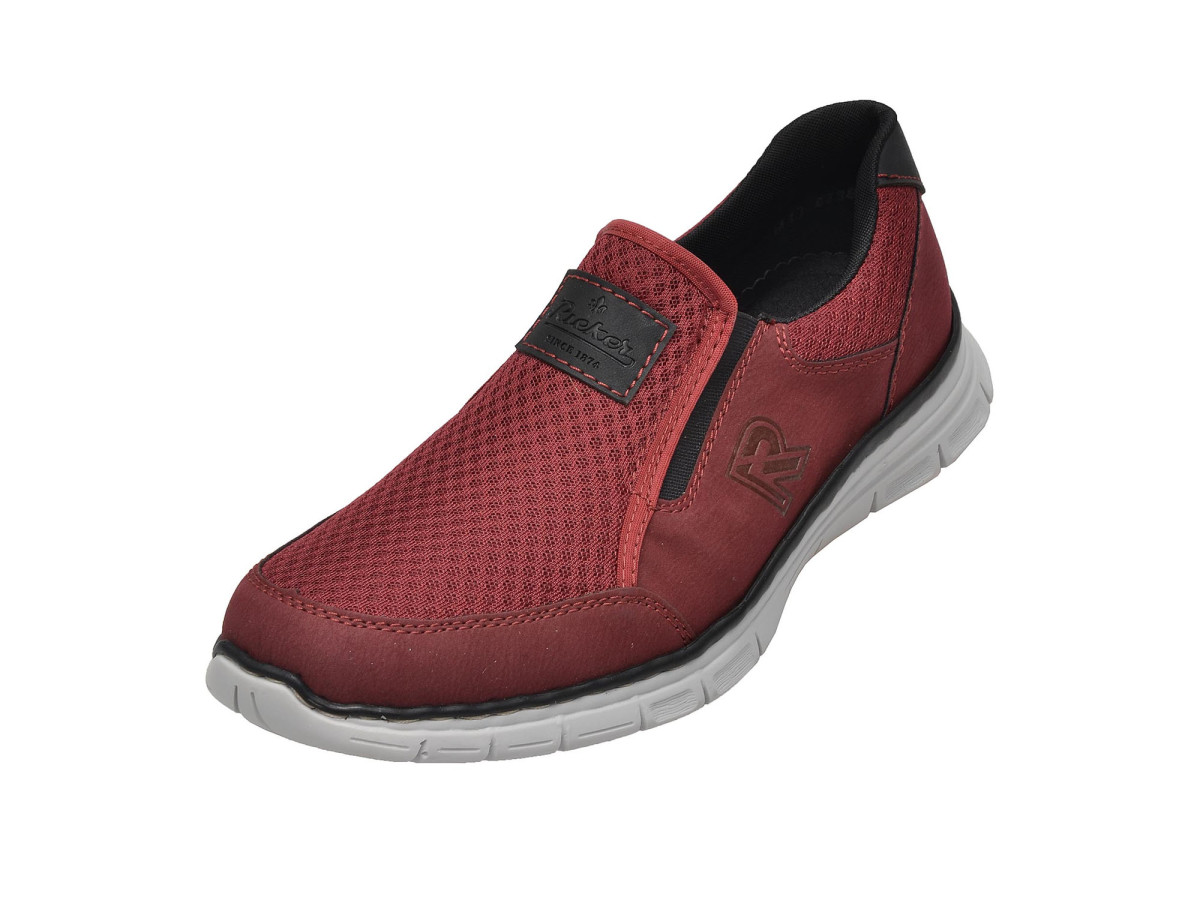 detail Pánská obuv RIEKER B4873/37 BORDEAUX KOMBI F/S 8