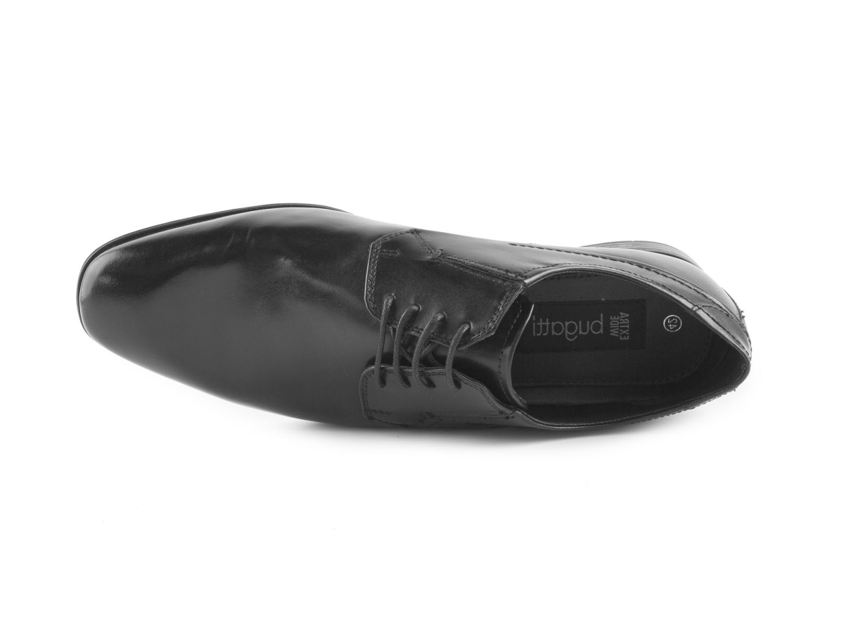 detail Klasické pánské extra široké polobotky se šněrováním R1104-1 Mattia XXL / černá