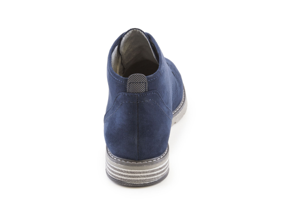 detail Dámské jarní/letní perforované boty ke kotníku šíře H 8-25263-28 / navy modrá