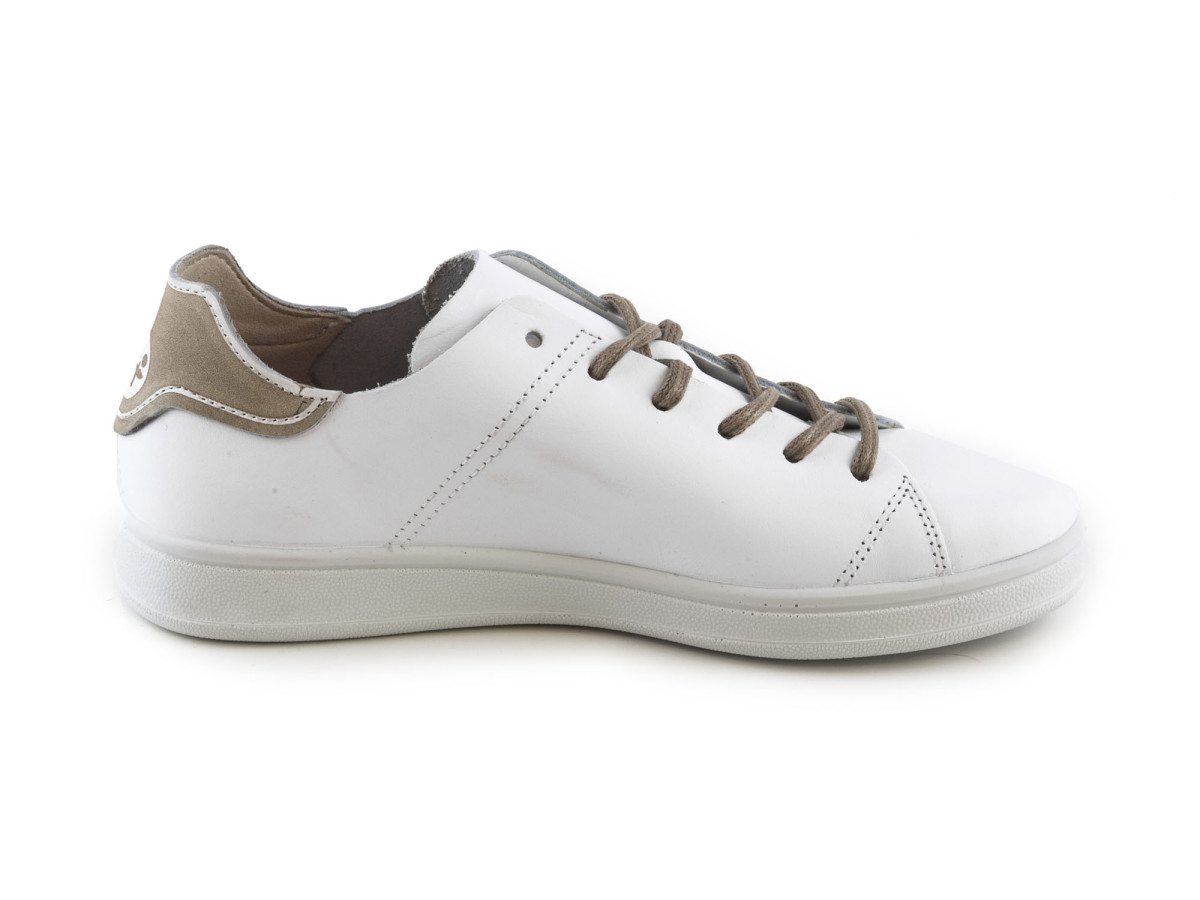 detail Dámské kožené street tenisky se šněrováním 1-23629-28 / bílá