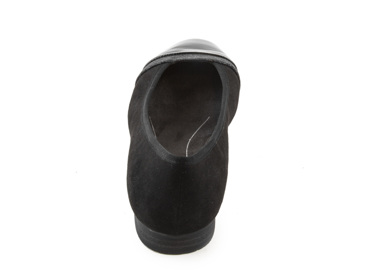 detail Dámské elegantní baleríny s lakovanou špičkou šíře H 8-22165-29 / černá