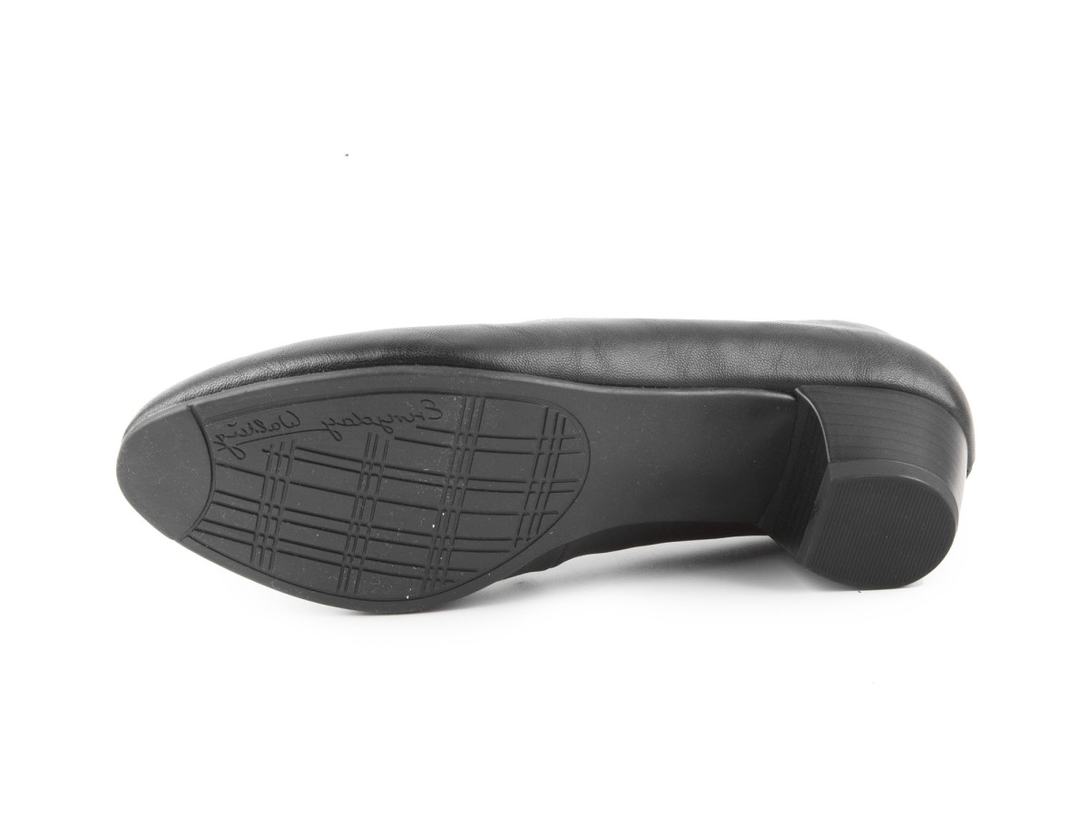 detail Dámské klasické lodičky na středním podpatku šíře H 8-22360-29 / černá