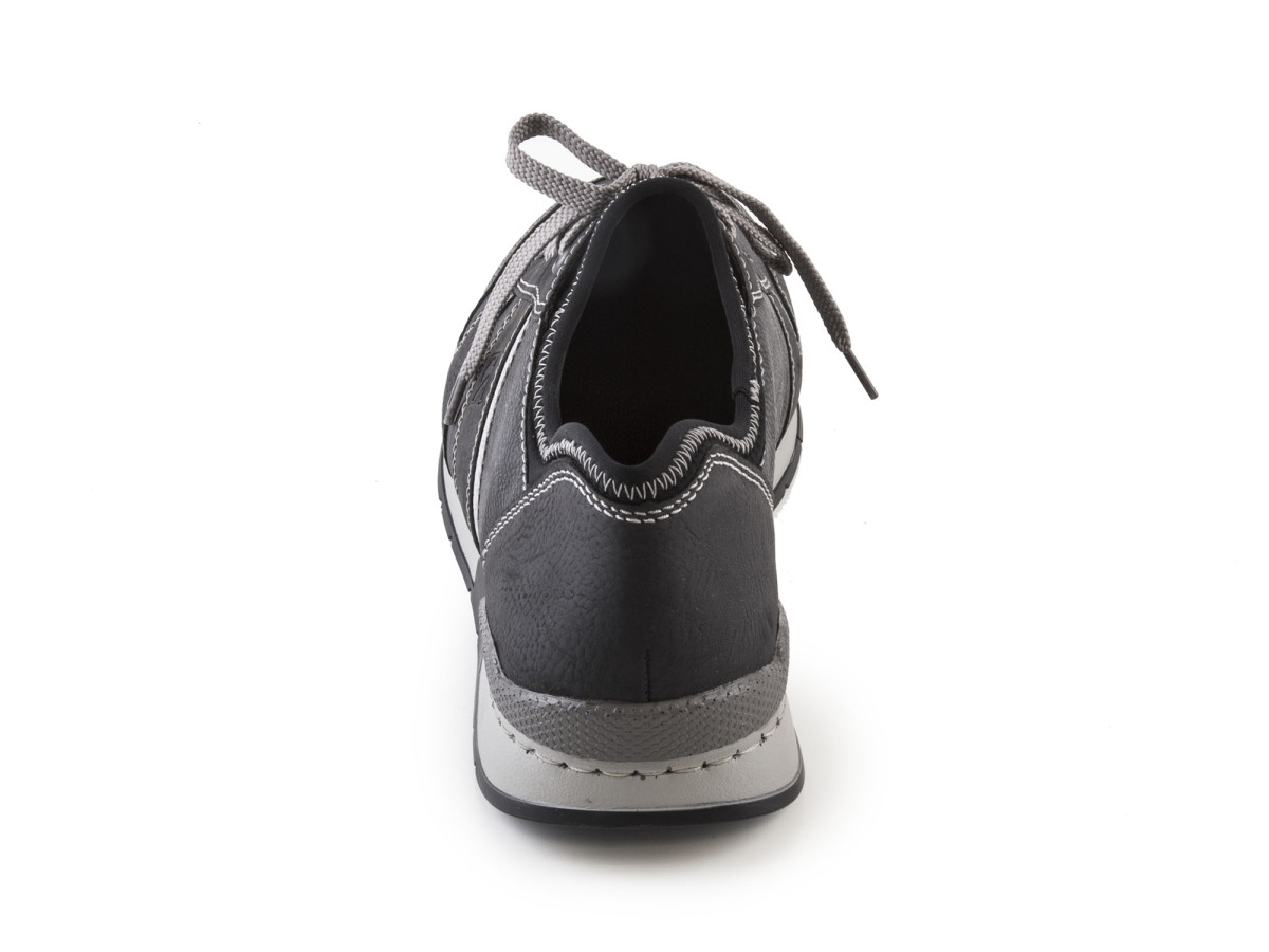 detail Pánské šněrovací tenisky 19400-01 / černo-šedá