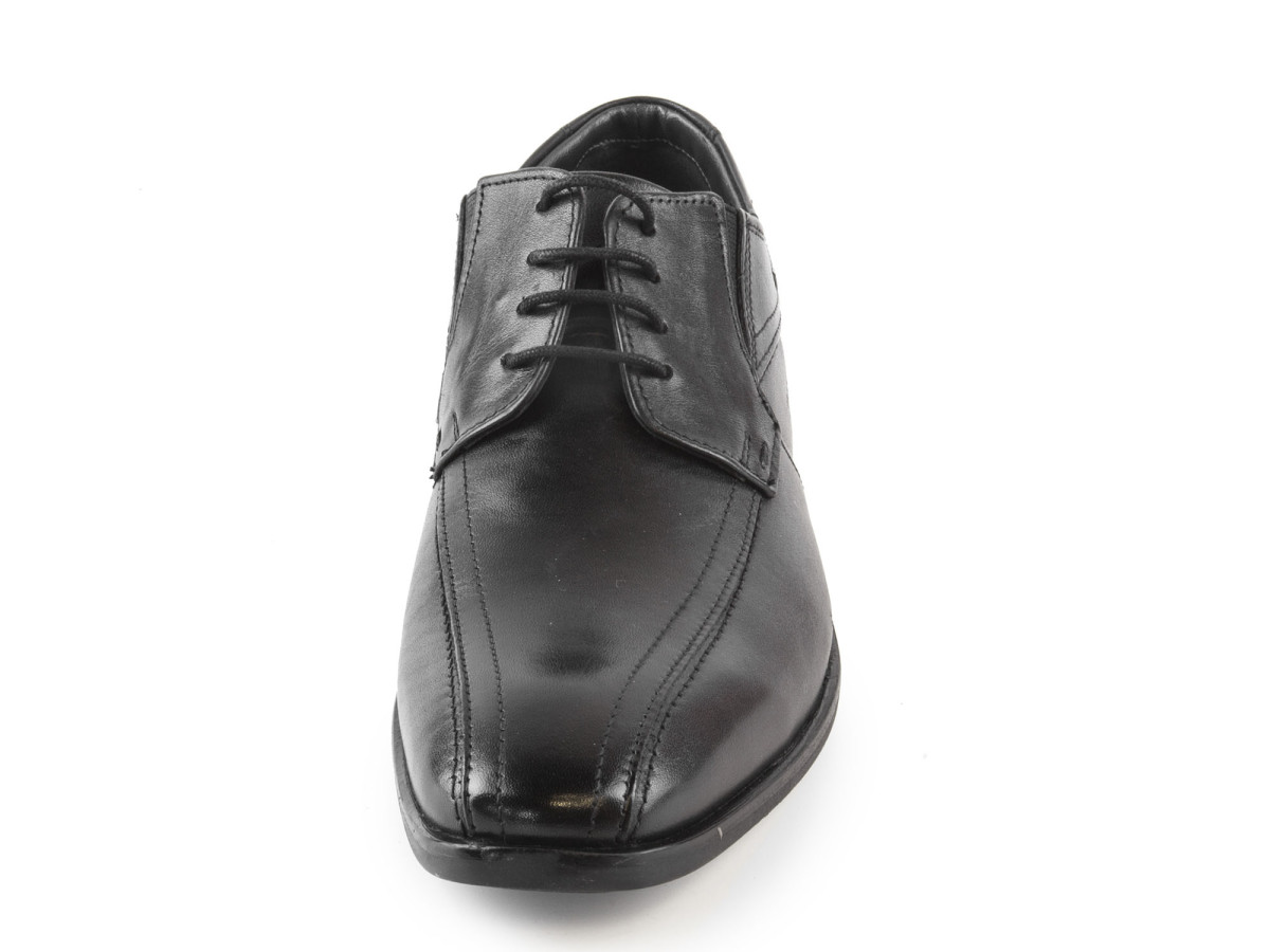 detail Pánské kožené polobotky se šněrováním R3506-1 / černá
