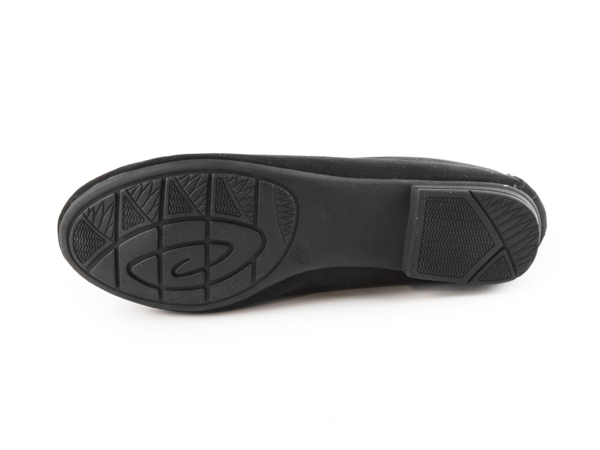 detail Dámská obuv JANA Dámské baleríny s mašličkou šíře H 8-22164-20 / černá