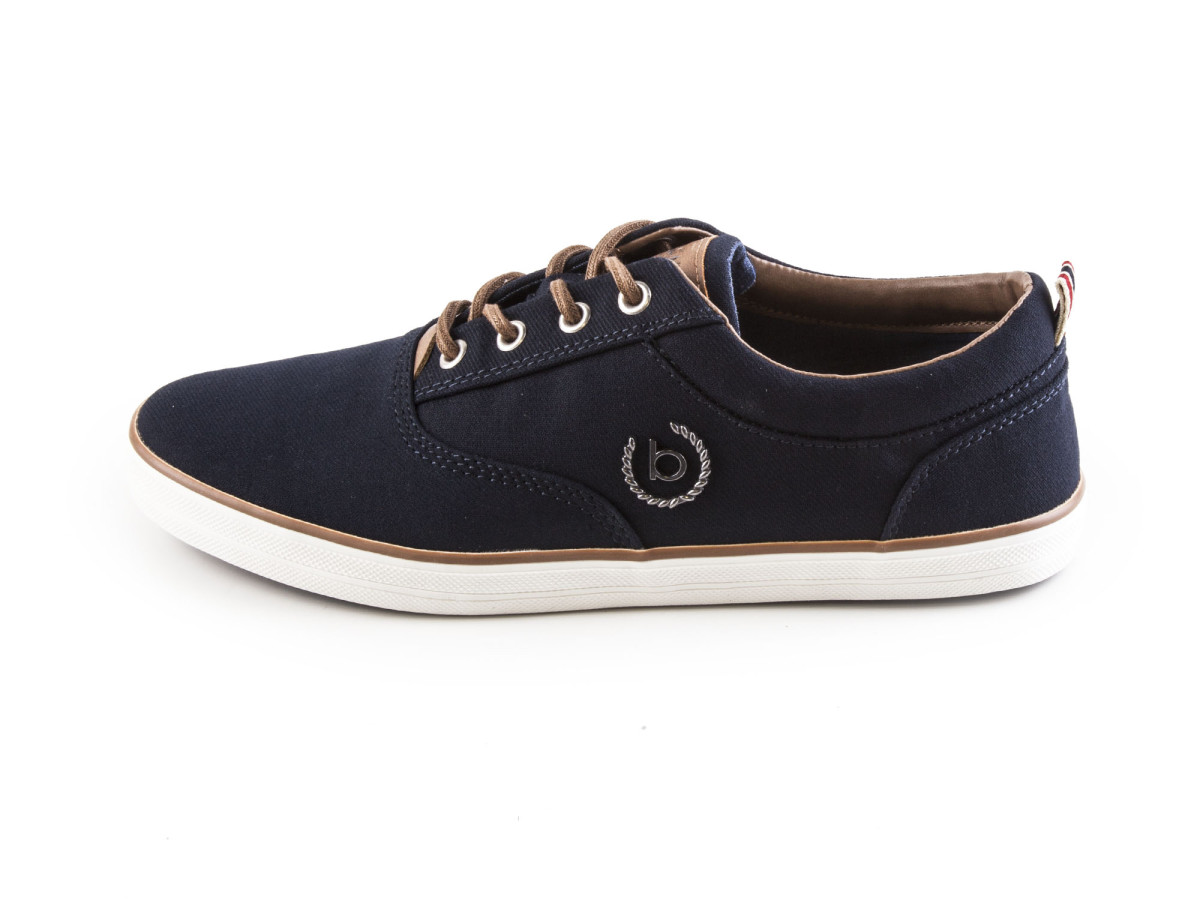 detail Pánská obuv BUGATTI Pánské textilní tenisky F4813-6 / modrá