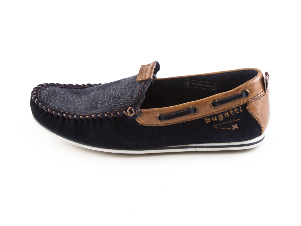 detail Pánská obuv BUGATTI Pánské mokasíny 321-46963-1469 modrá