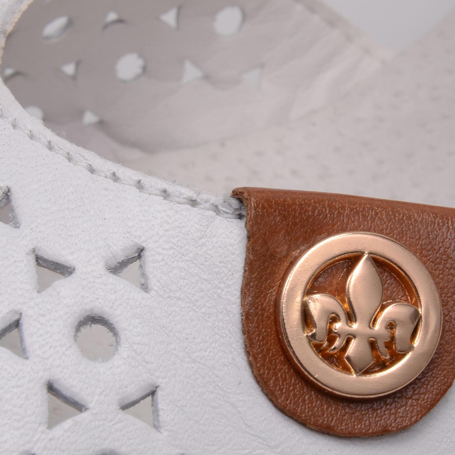 detail Dámská obuv RIEKER 43785/80 WEISS F/S 16