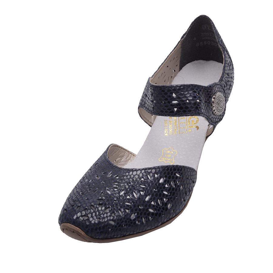detail Dámská obuv RIEKER 49785/14 BLAU F/S 16