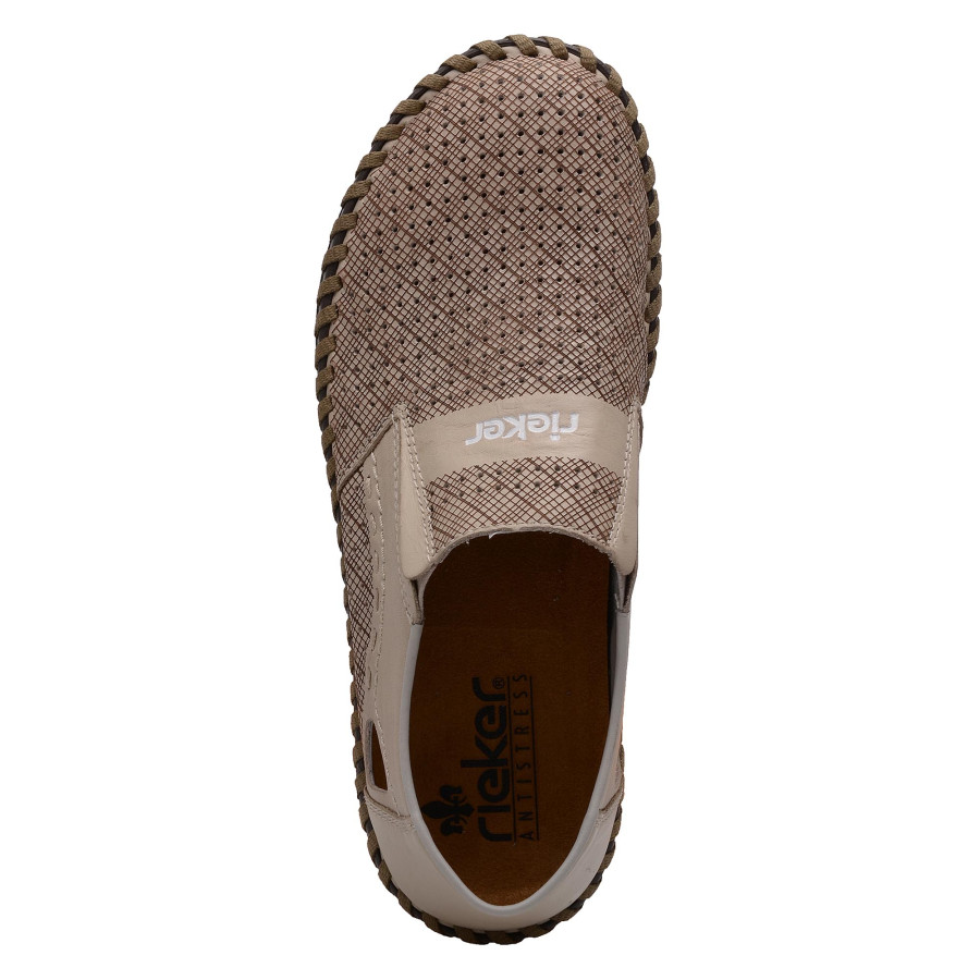 detail Pánská obuv RIEKER B2456/60 BEIGE F/S 7