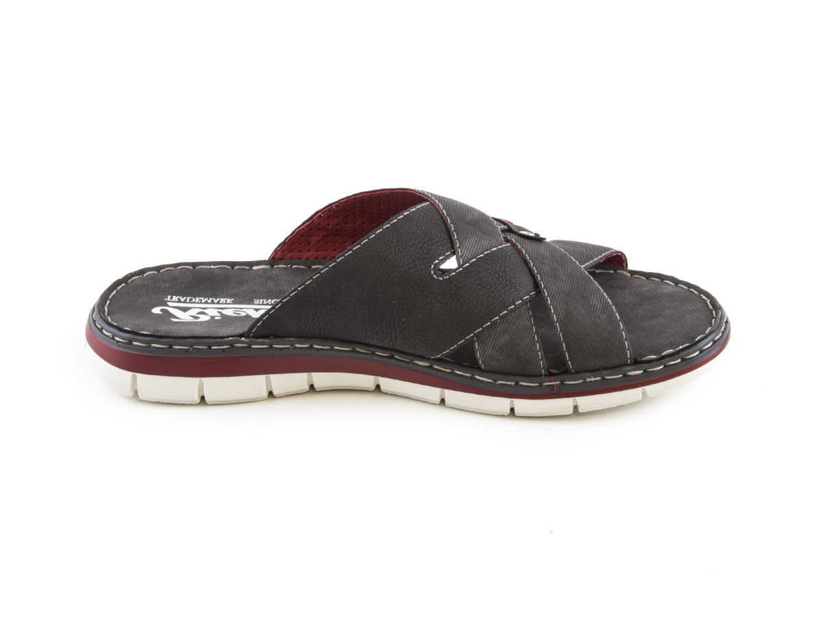 detail Pánské nazouváky RIEKER RIE-1023004-S7 šedá