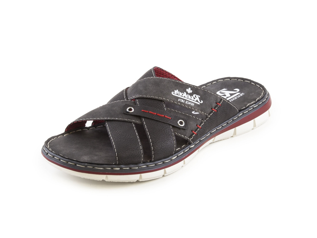 detail Pánské nazouváky RIEKER RIE-1023004-S7 šedá