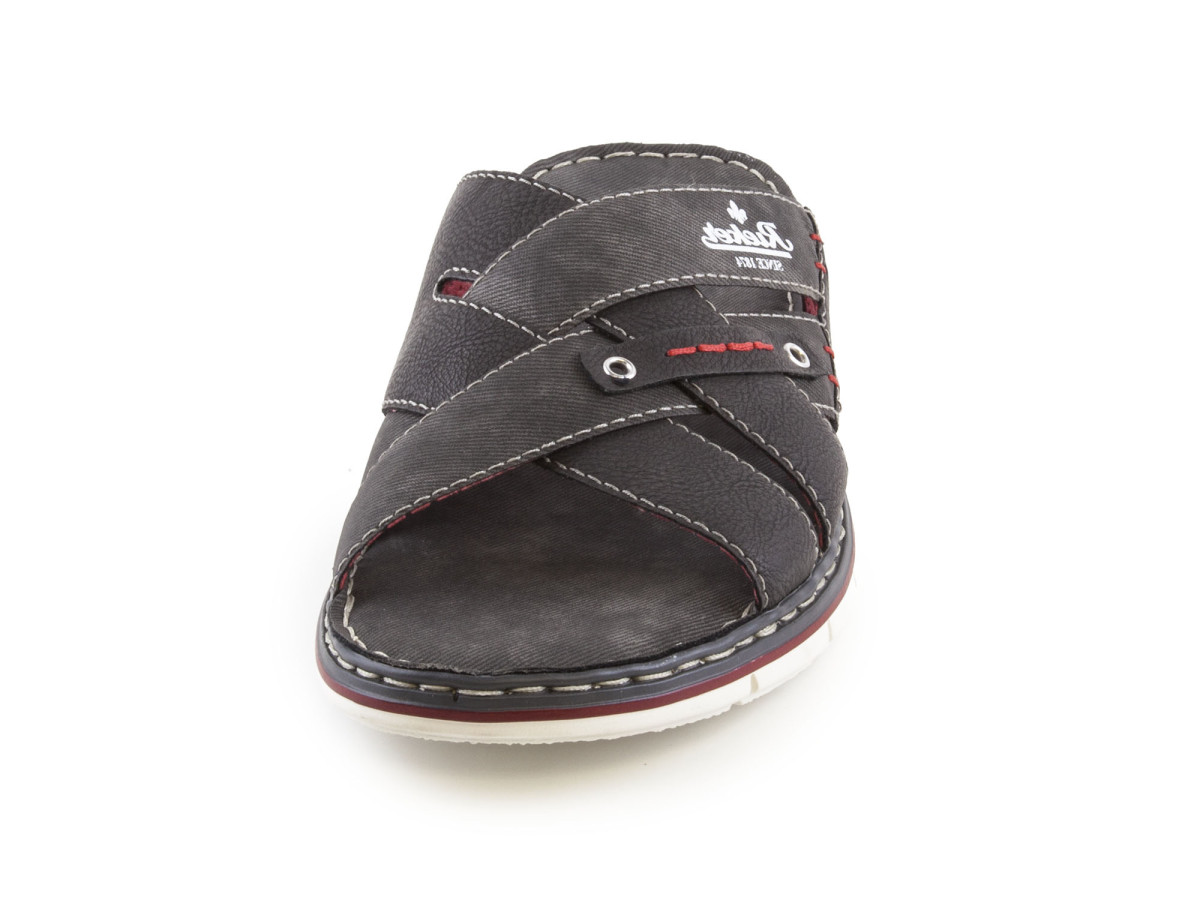 detail Pánské nazouváky RIEKER RIE-1023004-S7 šedá