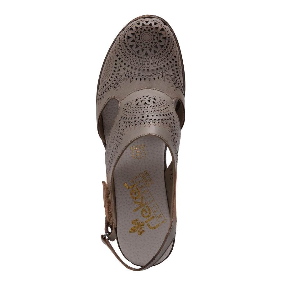 detail Dámská obuv RIEKER 40973/62 BEIGE F/S 7