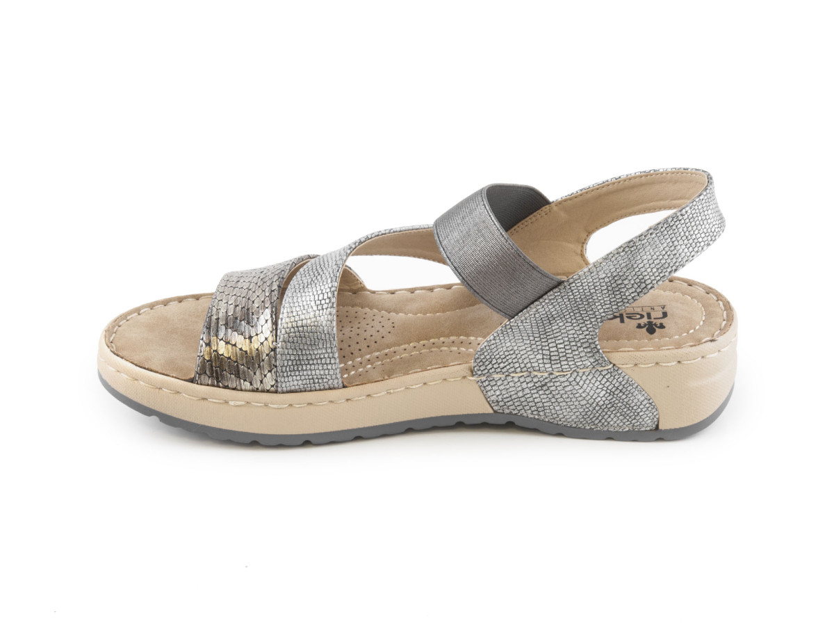 detail Dámská obuv RIEKER V5773/90 METALIC F/S 8