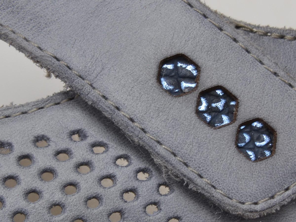 detail Dámské baleríny RIEKER RIE-1023569-S8 modrá