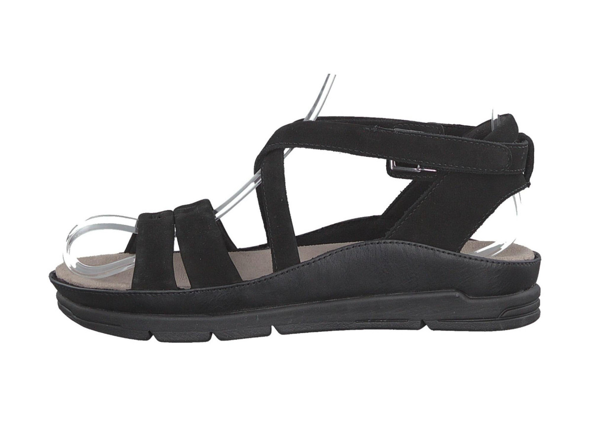 detail Dámské černé sandály TAMARIS 1-1-28600-20 BLACK 001