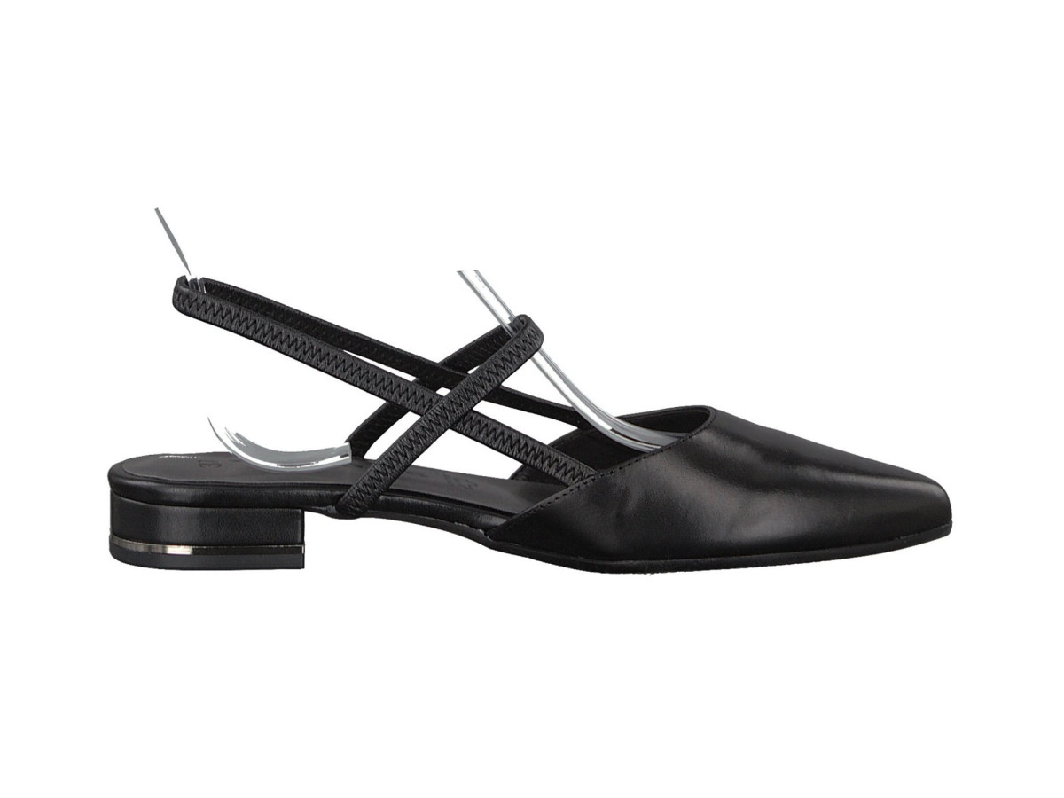 detail Dámské černé sandály TAMARIS 1-1-29408-20 BLACK LEATHER 003