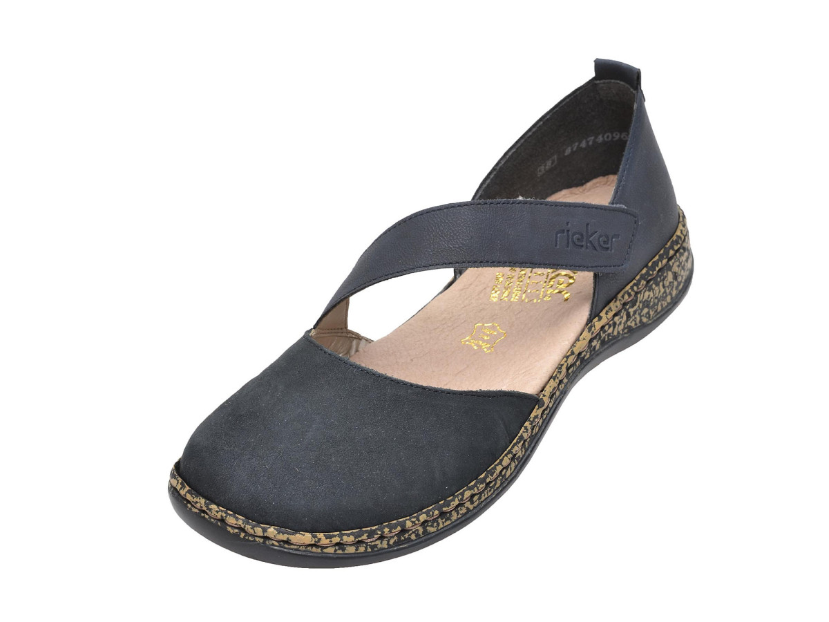 detail Dámská obuv RIEKER 46372/14 BLAU F/S 8