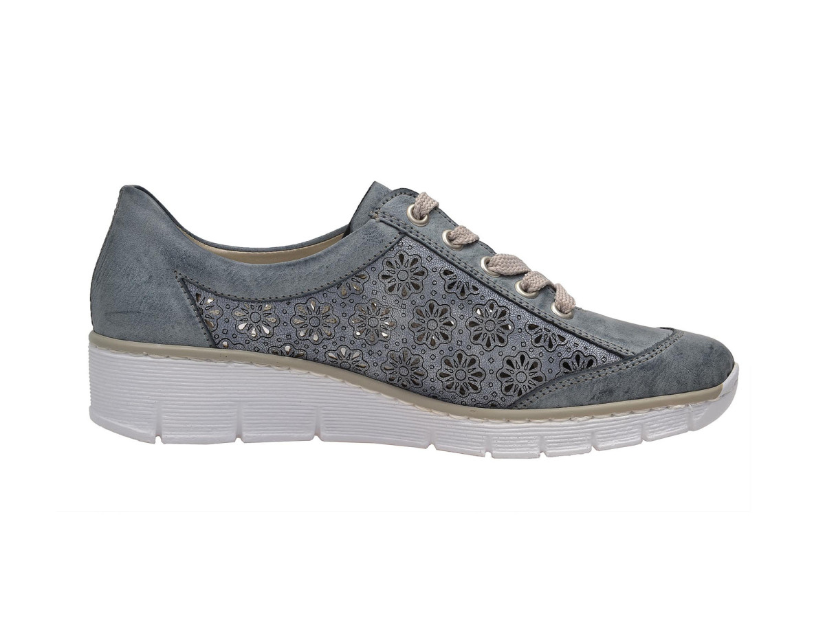 detail Dámska obuv RIEKER 53707/12 BLAU F/S 8