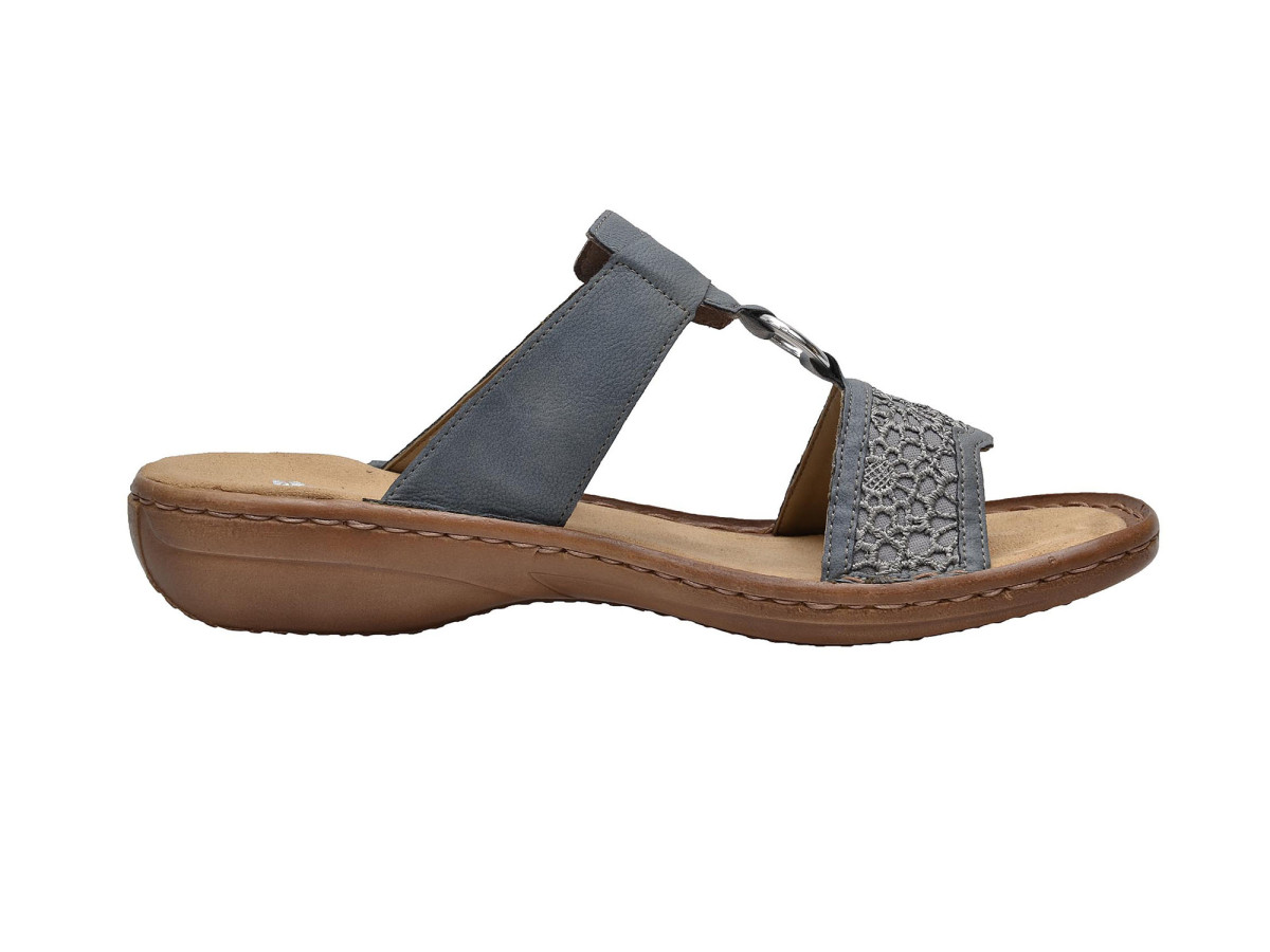 detail Dámské nazouváky RIEKER RIE-1023897-S8 modrá