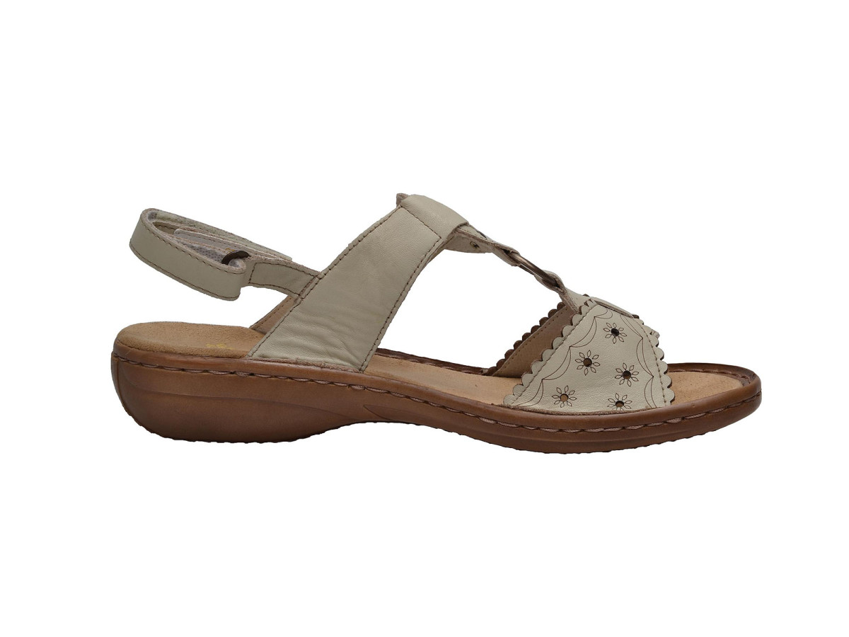 detail Dámská obuv RIEKER 60867/80 WEISS F/S 8