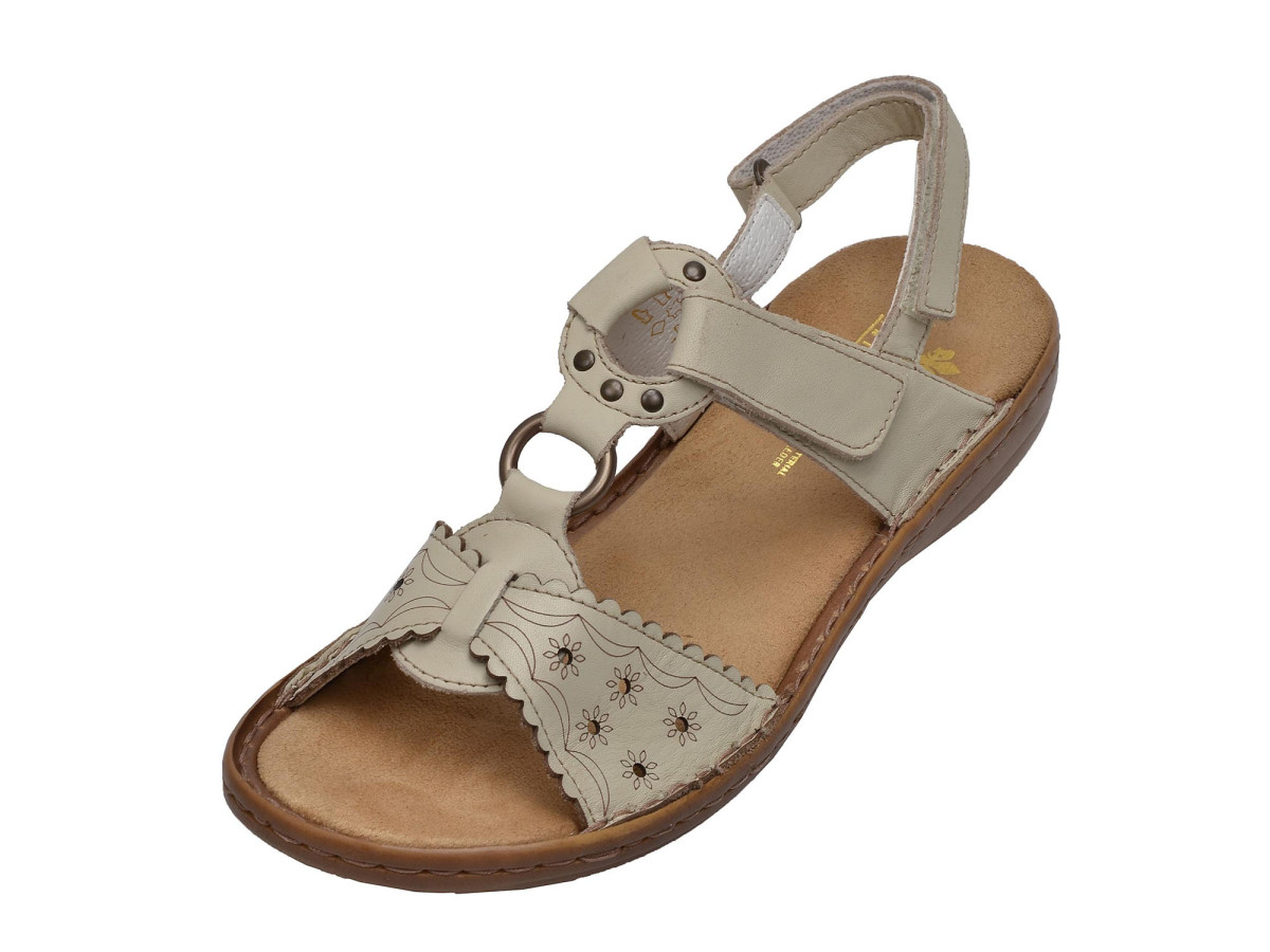 detail Dámská obuv RIEKER 60867/80 WEISS F/S 8