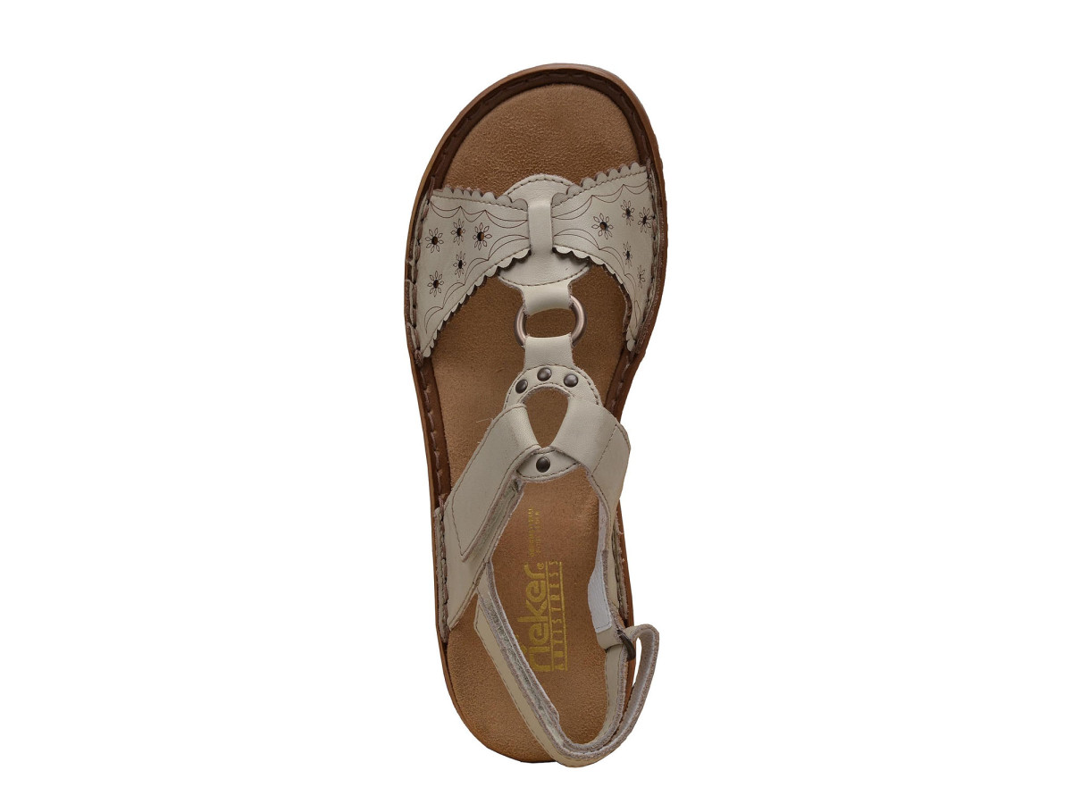 detail Dámská obuv RIEKER 60867/80 WEISS F/S 8