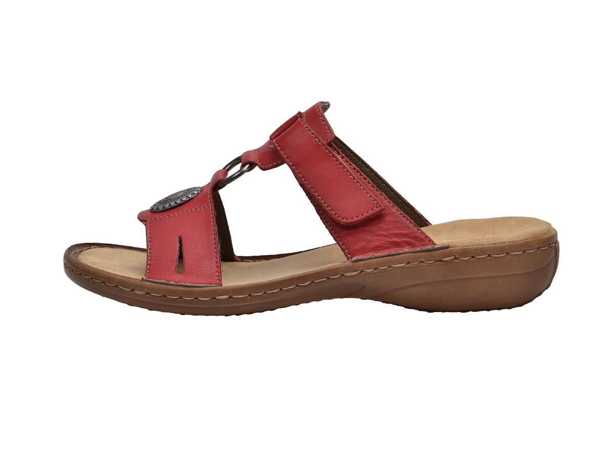 detail Dámské nazouváky RIEKER RIE-1023916-S8 červená