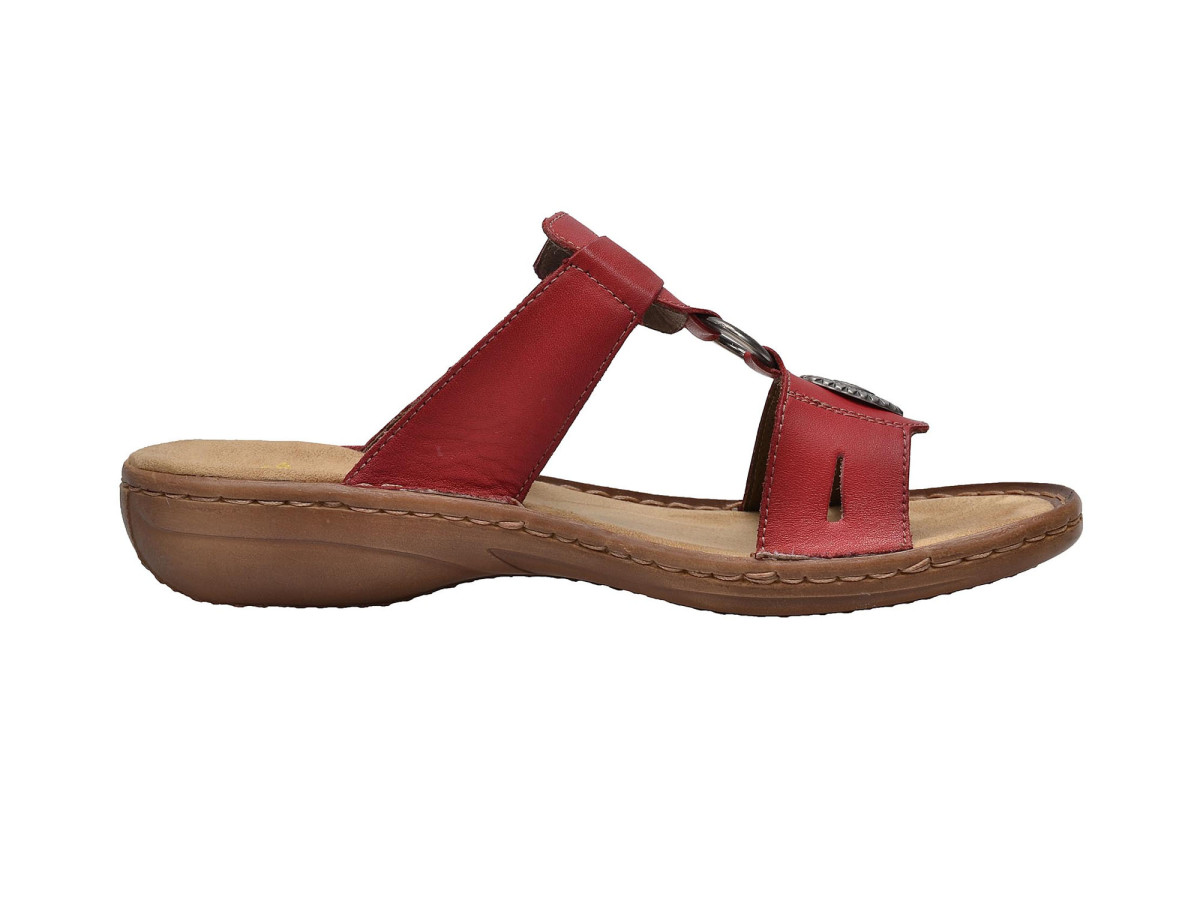 detail Dámské nazouváky RIEKER RIE-1023916-S8 červená