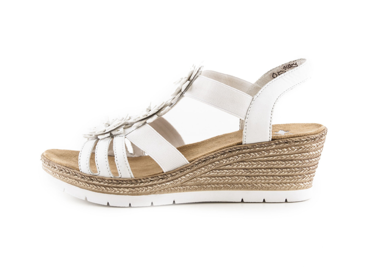 detail Dámská obuv RIEKER 61949/80 WEISS F/S 8