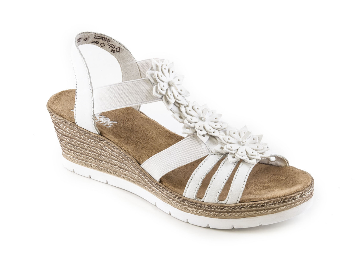 detail Dámská obuv RIEKER 61949/80 WEISS F/S 8