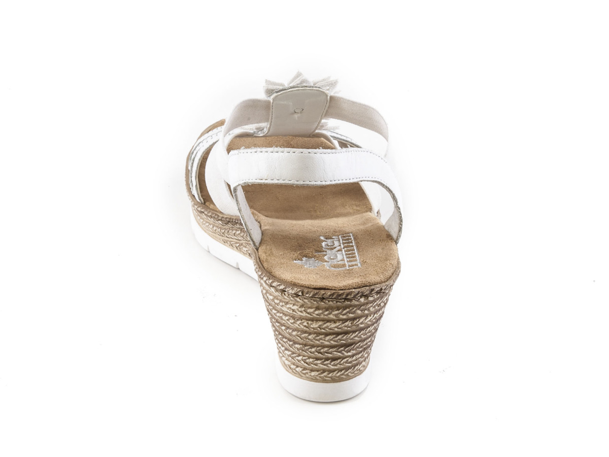 detail Dámská obuv RIEKER 61949/80 WEISS F/S 8