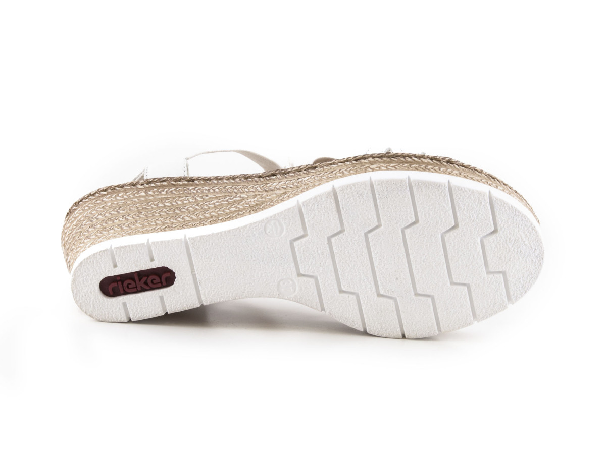 detail Dámská obuv RIEKER 61949/80 WEISS F/S 8