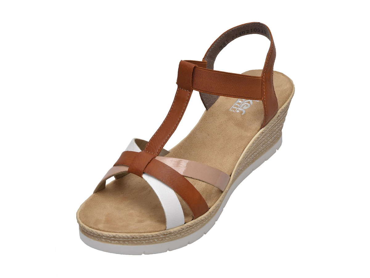 detail Dámská obuv RIEKER 61995/81 BRAUN KOMBI F/S 8