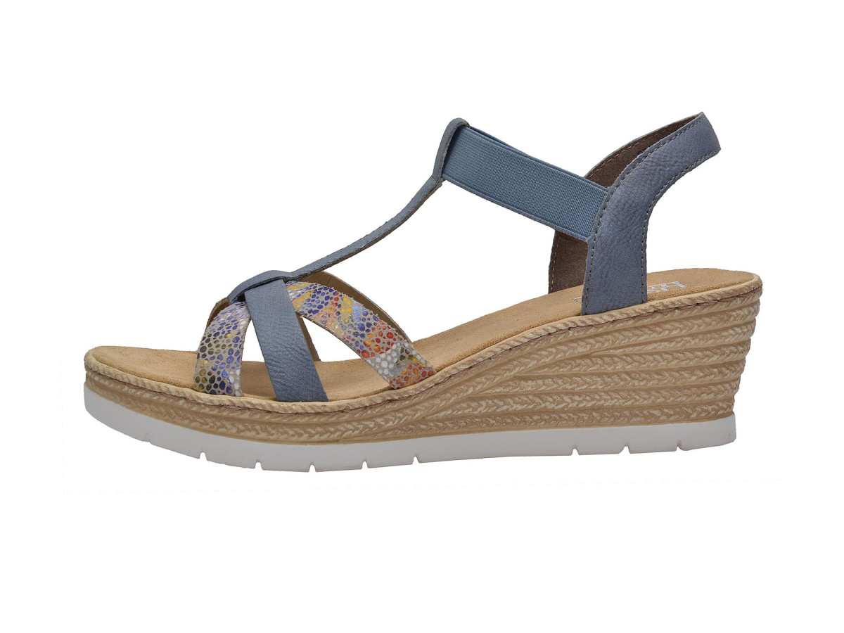 detail Dámská obuv RIEKER 61995/90 BLAU KOMBI F/S 8