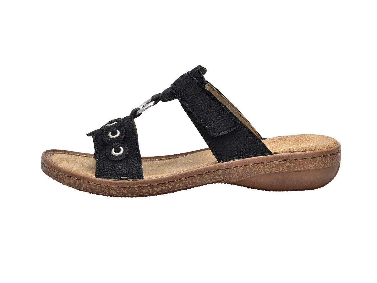 detail Dámské nazouváky RIEKER RIE-1023949-S8 černá