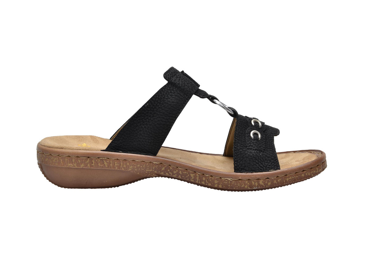 detail Dámské nazouváky RIEKER RIE-1023949-S8 černá