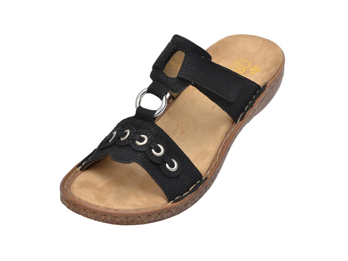 detail Dámské nazouváky RIEKER RIE-1023949-S8 černá