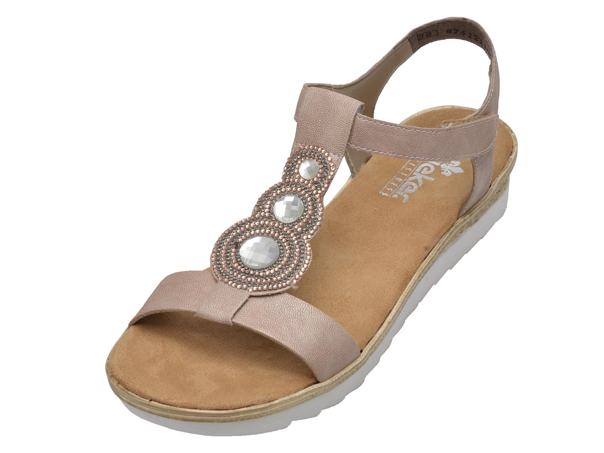 detail Dámská obuv RIEKER 63184/62 BEIGE F/S 8
