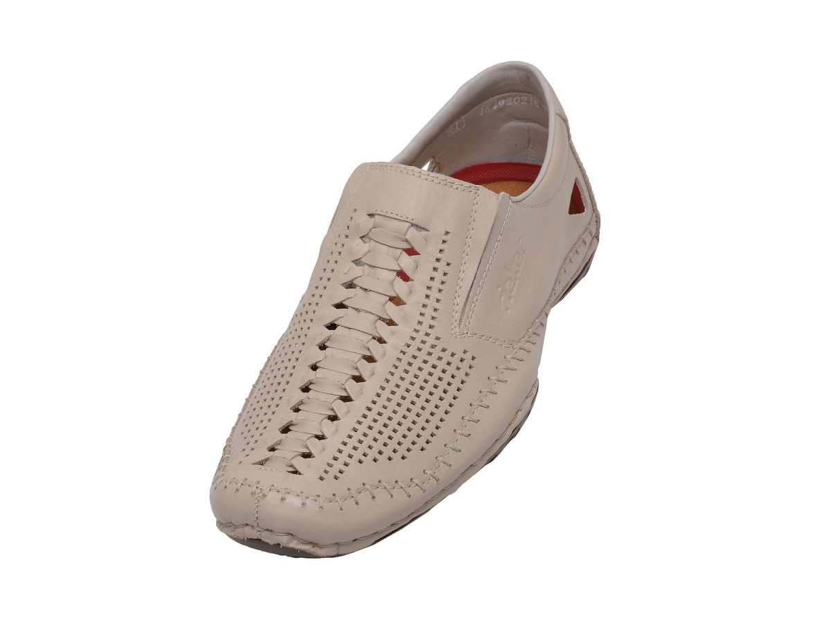 detail Pánská obuv RIEKER 06388/60 BEIGE F/S 8