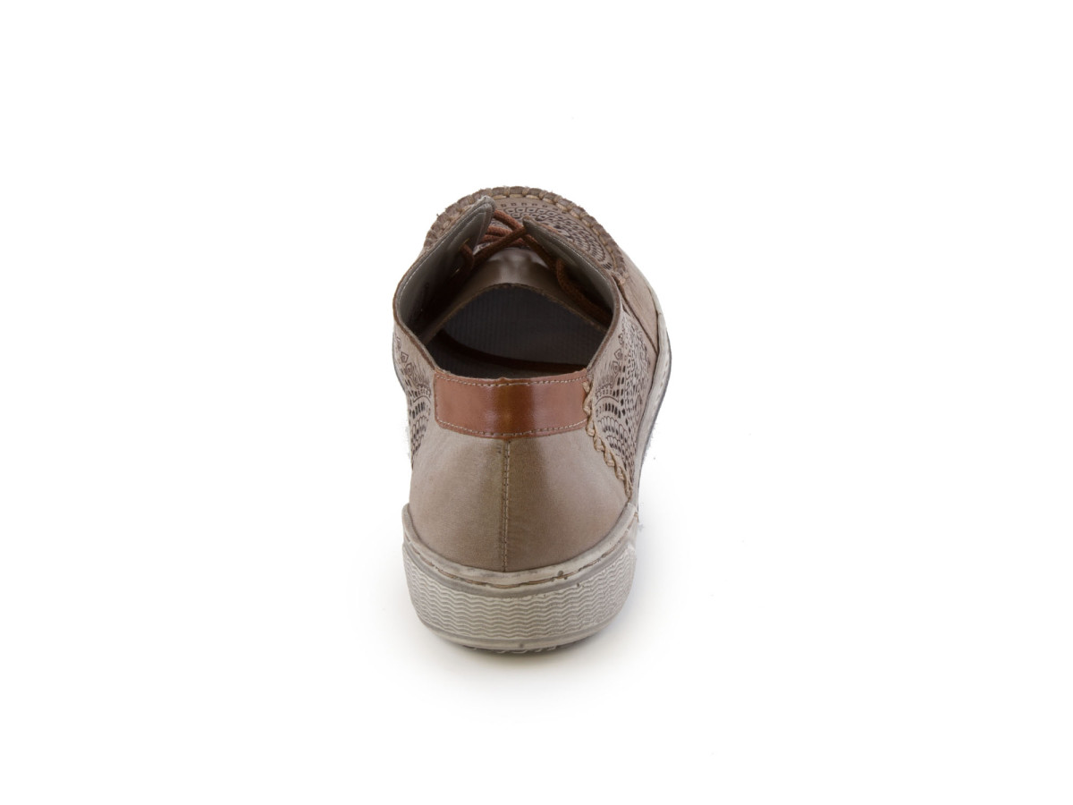 detail Dámské polobotky RIEKER 42443/62 BEIGE F/S 8