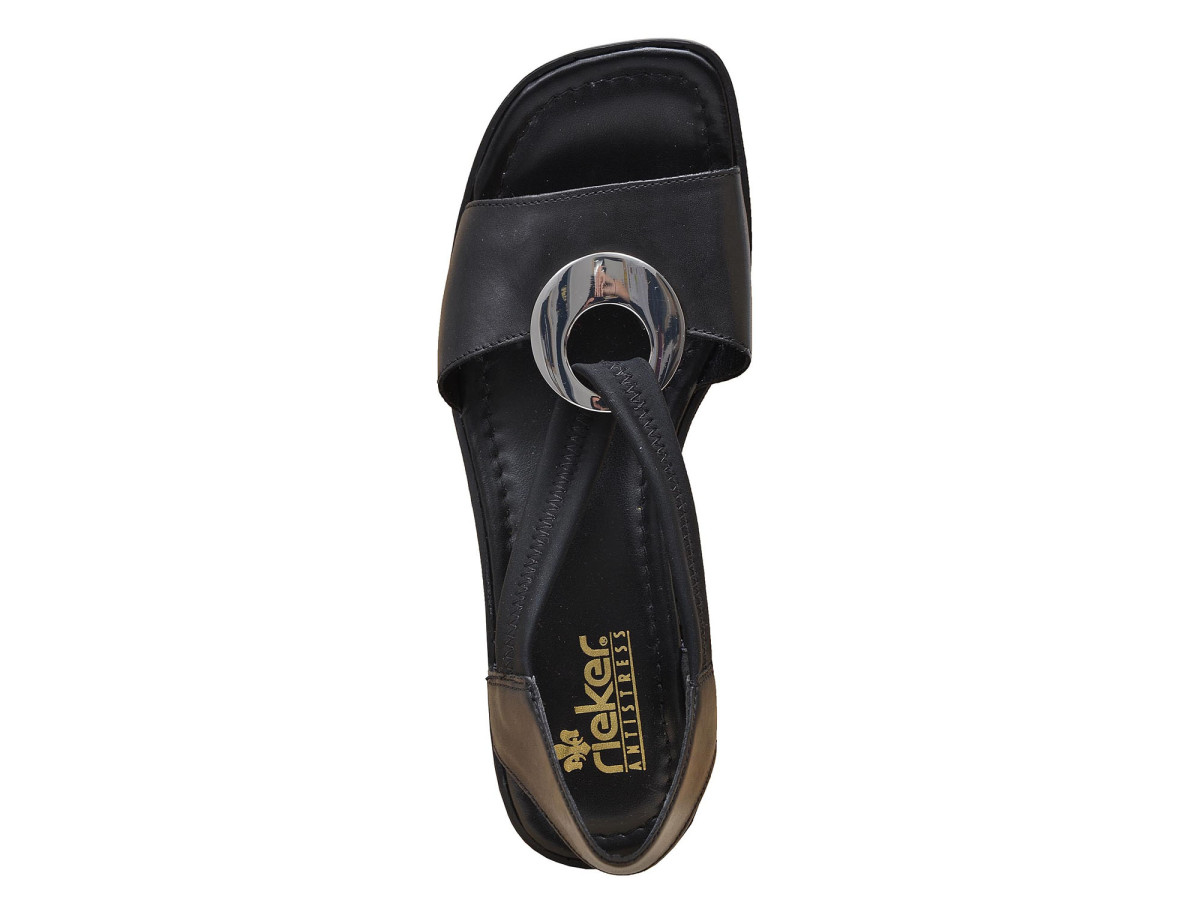 detail Dámská obuv RIEKER 62662/01 SCHWARZ F/S 8