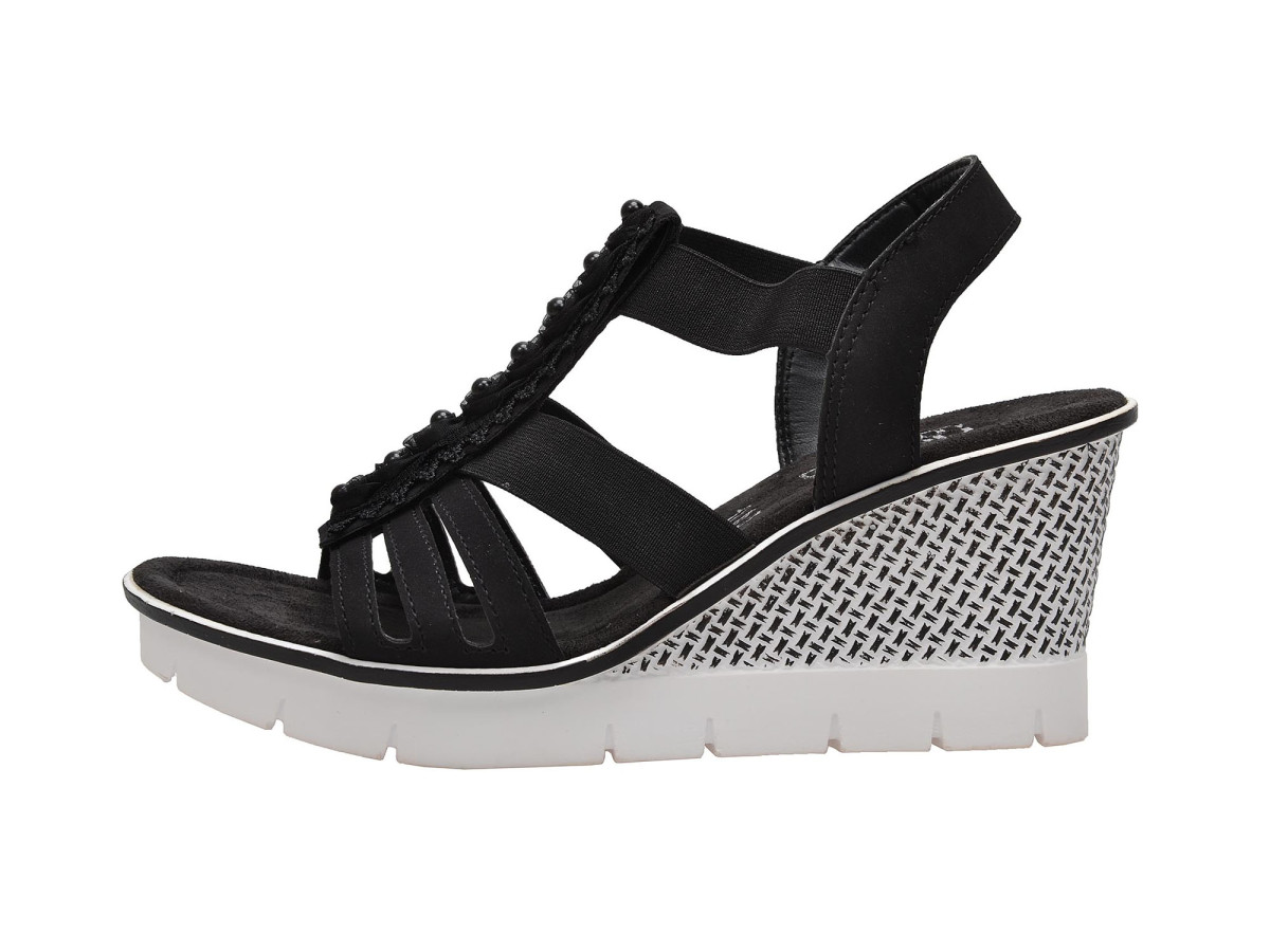 detail Dámská obuv RIEKER 68517/00 SCHWARZ F/S 8