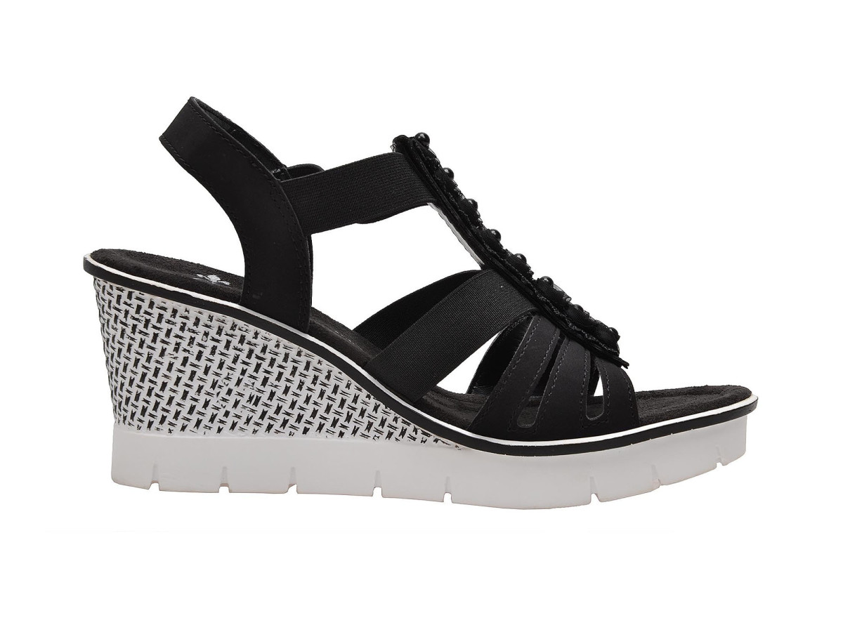 detail Dámská obuv RIEKER 68517/00 SCHWARZ F/S 8