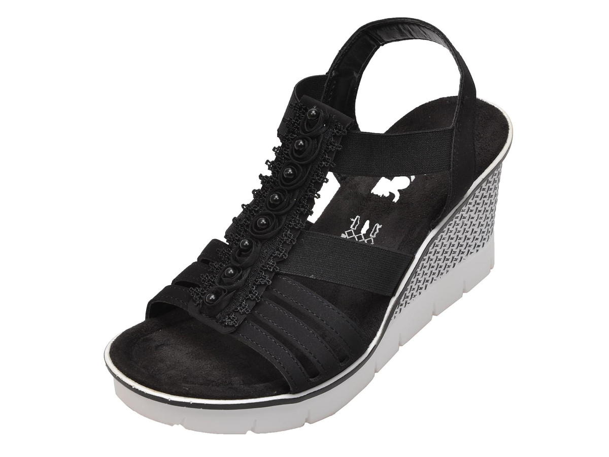 detail Dámská obuv RIEKER 68517/00 SCHWARZ F/S 8